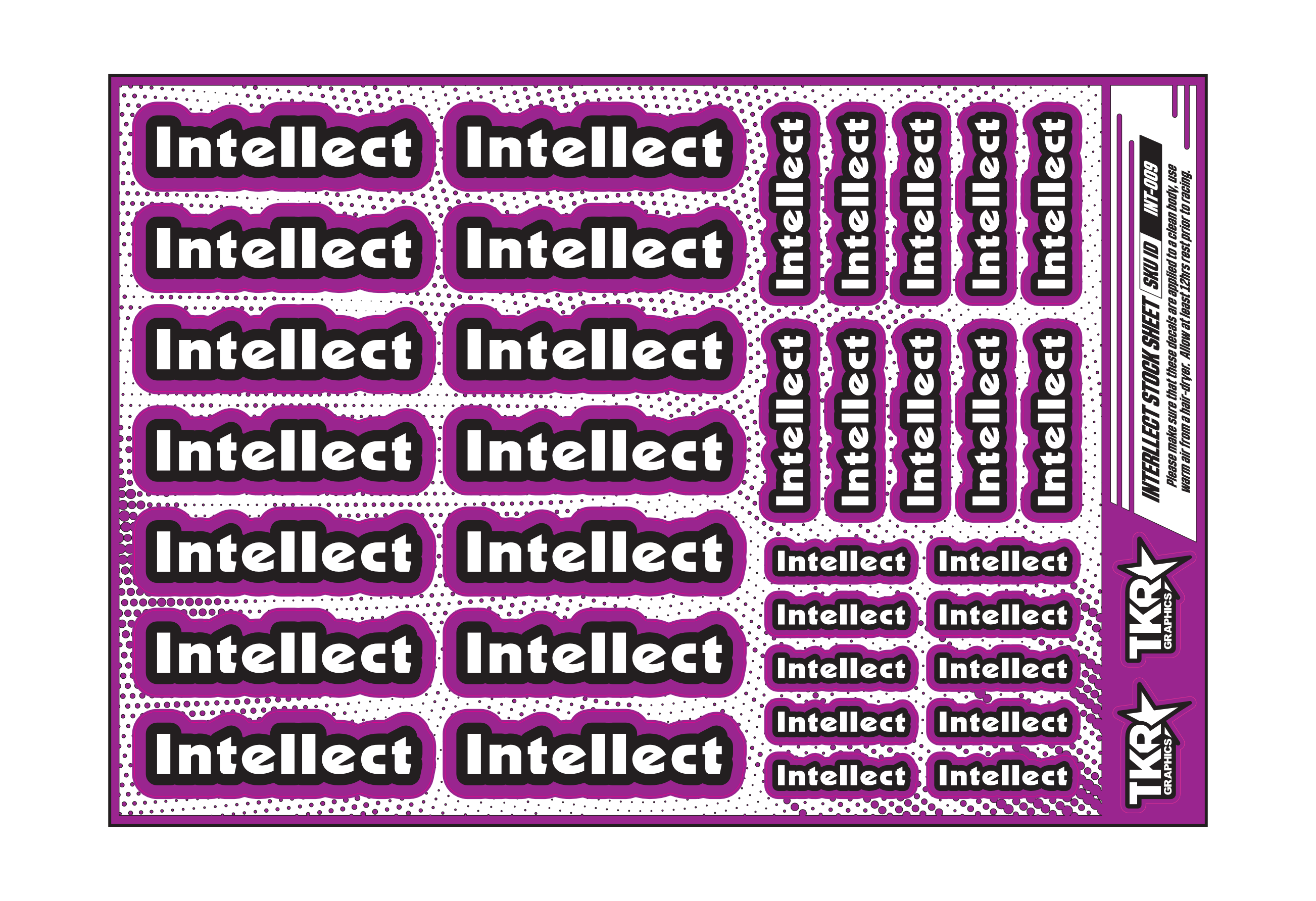INTELLECT A5 STOCK SHEET