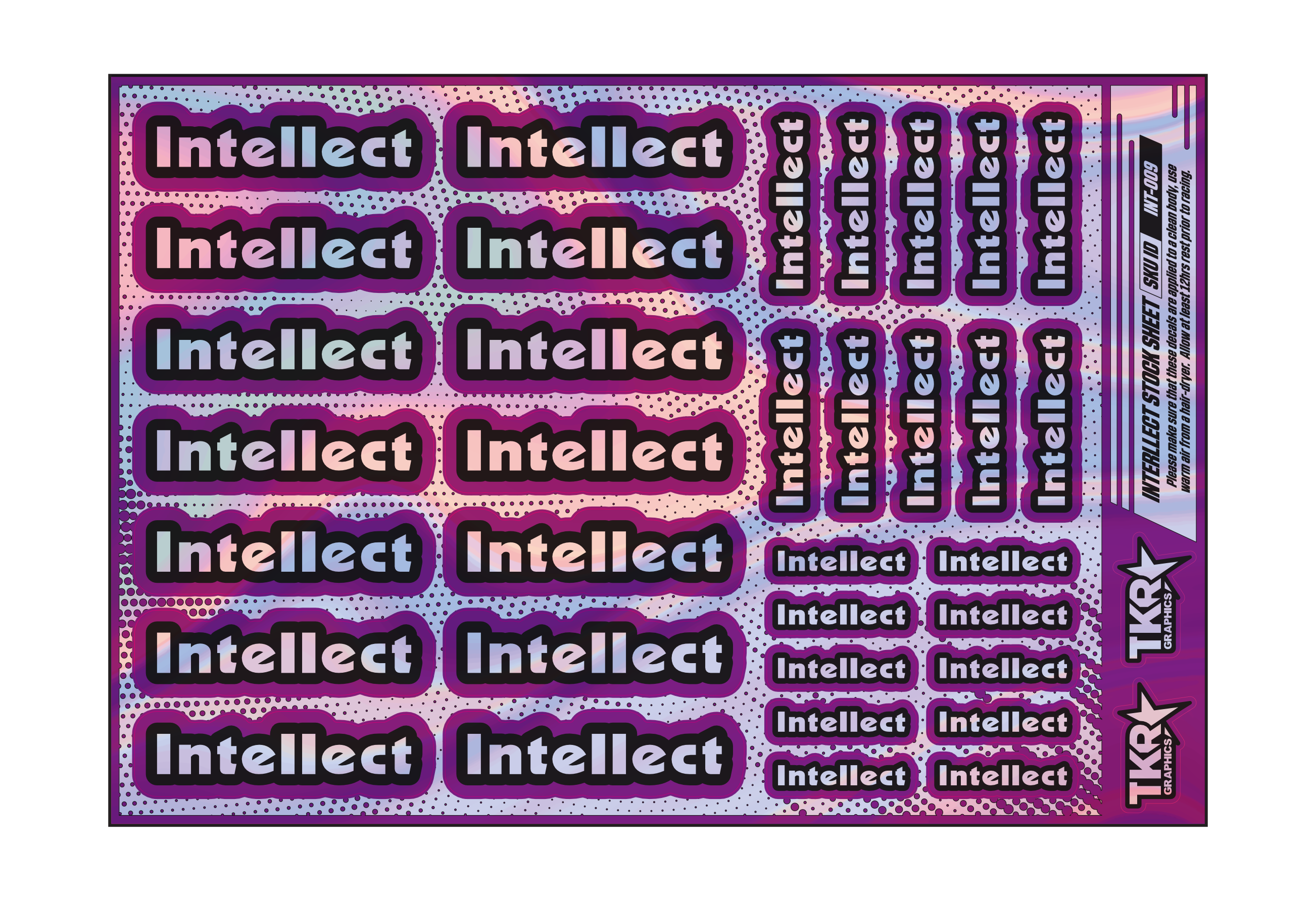 HOLOGRAPHIC INTELLECT A5 STOCK SHEET