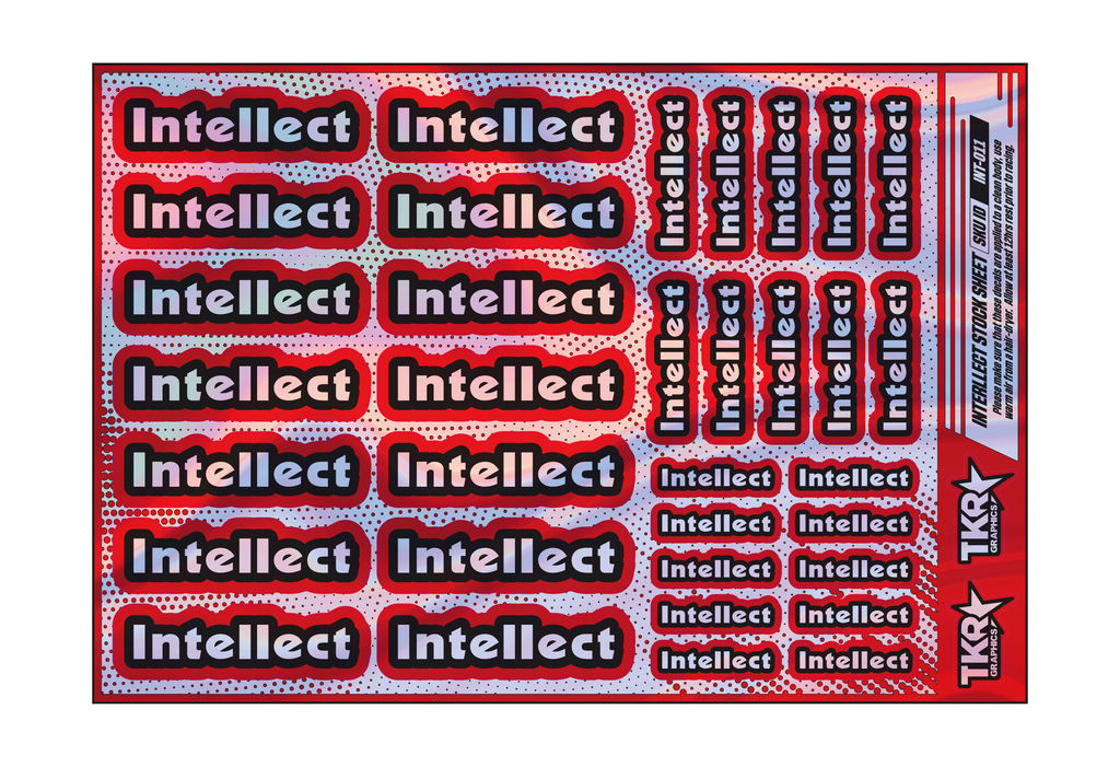 HOLOGRAPHIC INTELLECT A5 STOCK SHEET