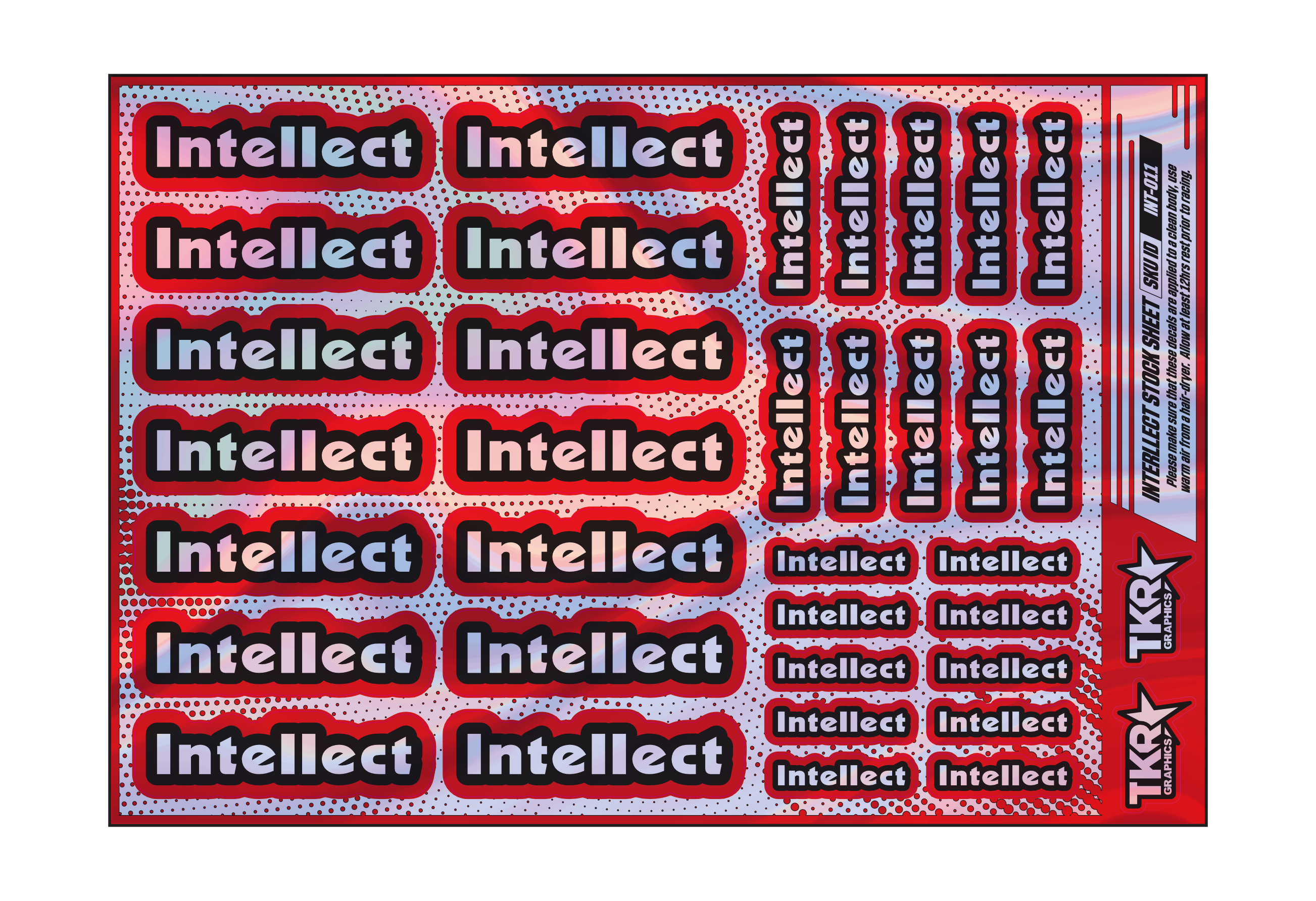 HOLOGRAPHIC INTELLECT A5 STOCK SHEET