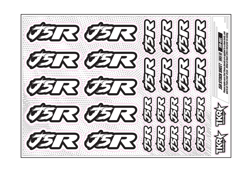 J5R A5 STOCK SHEET