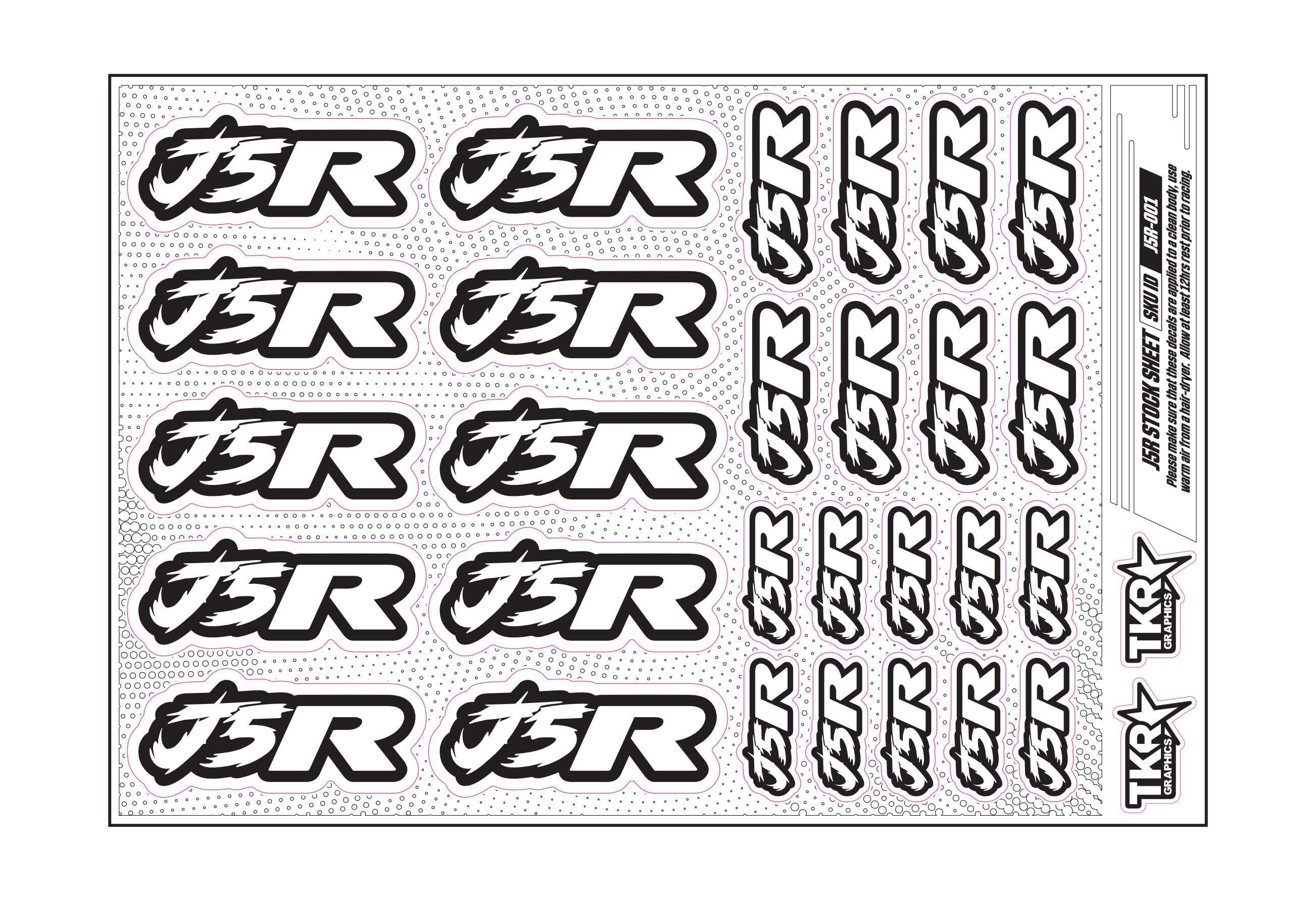 J5R A5 STOCK SHEET