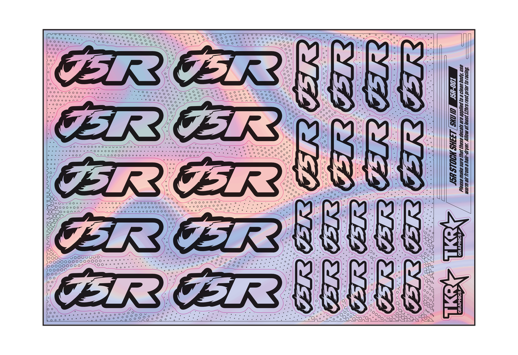 HOLOGRAPHIC J5R A5 STOCK SHEET