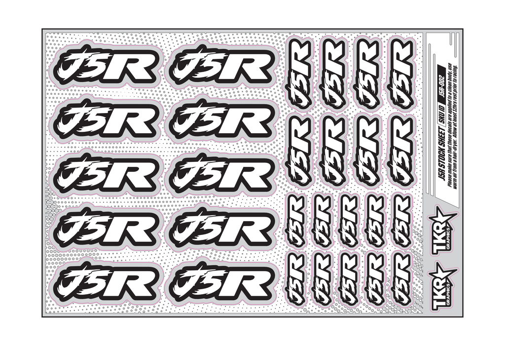 J5R A5 STOCK SHEET