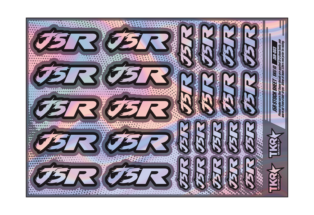 HOLOGRAPHIC J5R A5 STOCK SHEET