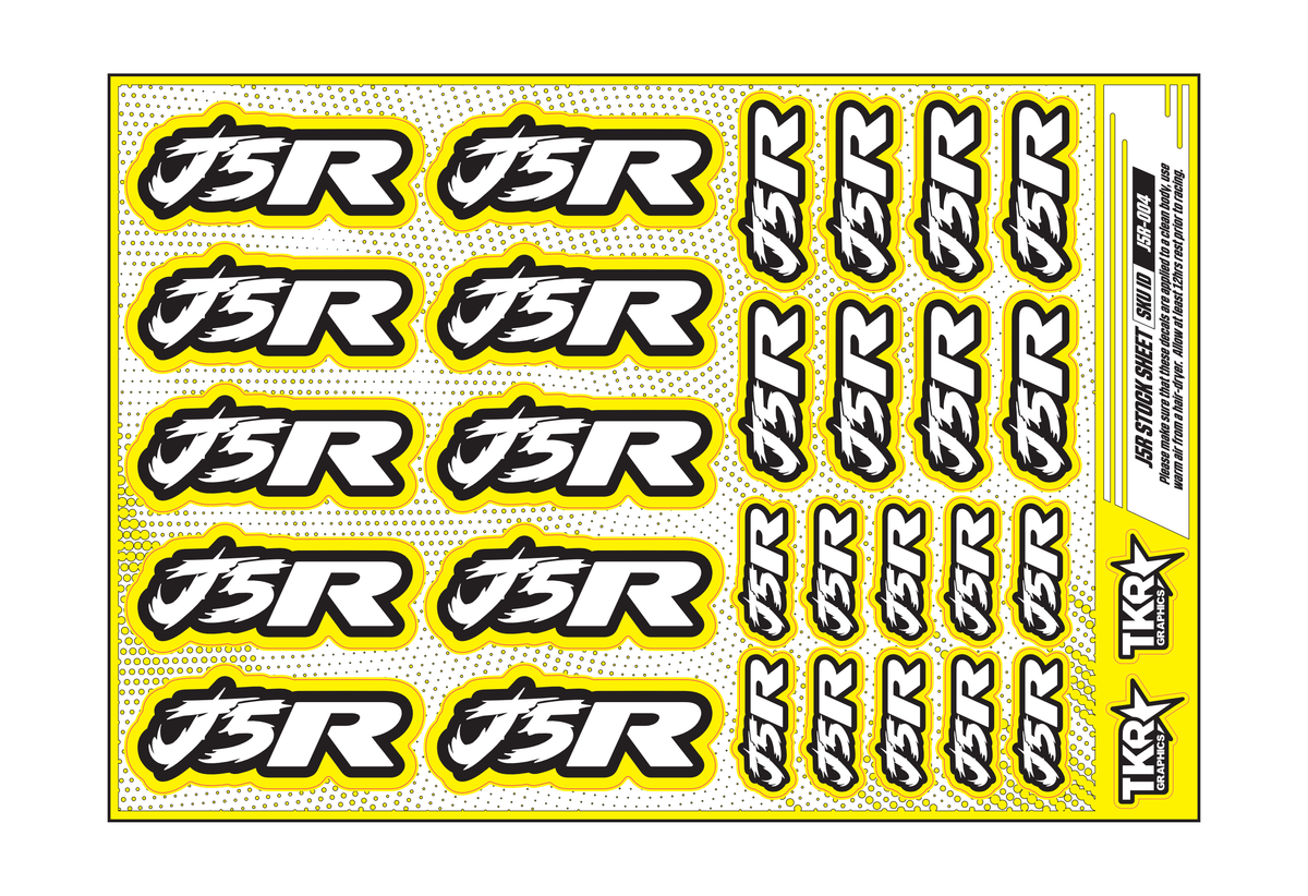 J5R A5 STOCK SHEET
