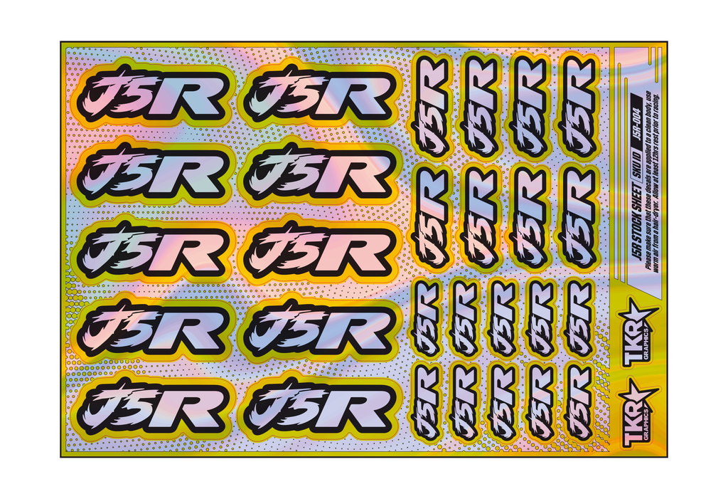 HOLOGRAPHIC J5R A5 STOCK SHEET