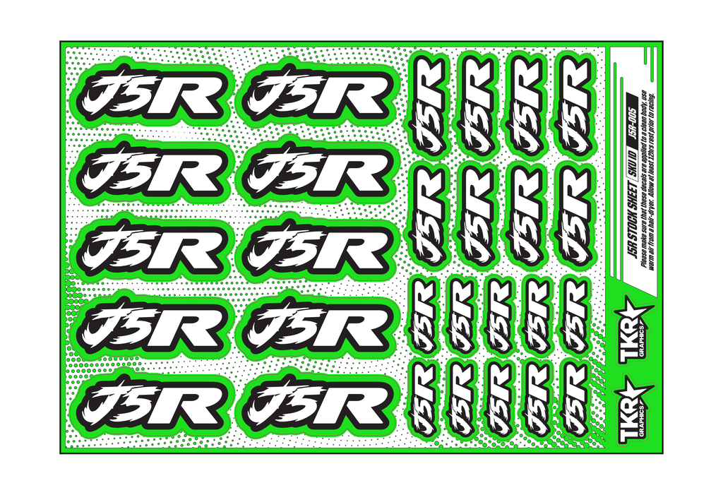 J5R A5 STOCK SHEET