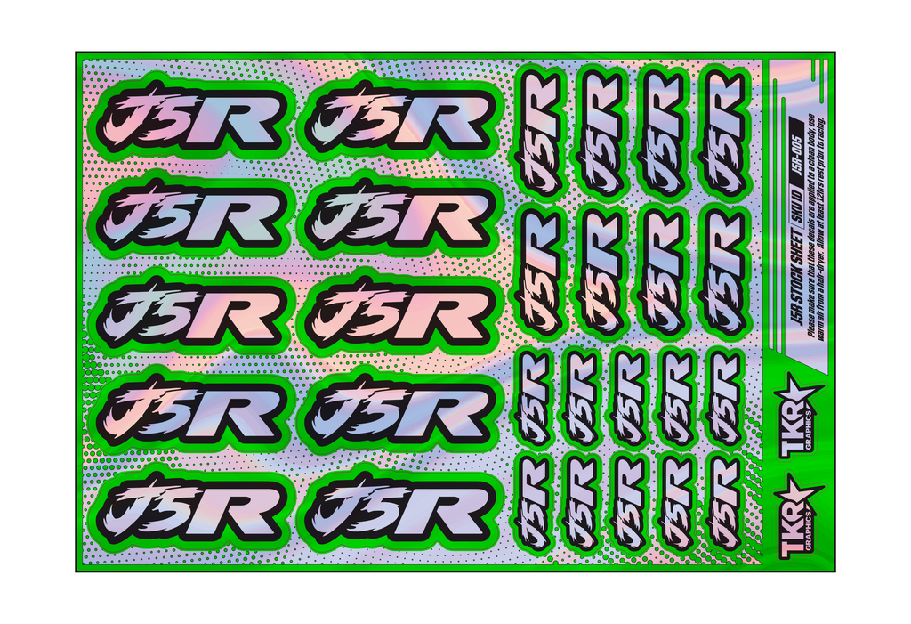 HOLOGRAPHIC J5R A5 STOCK SHEET