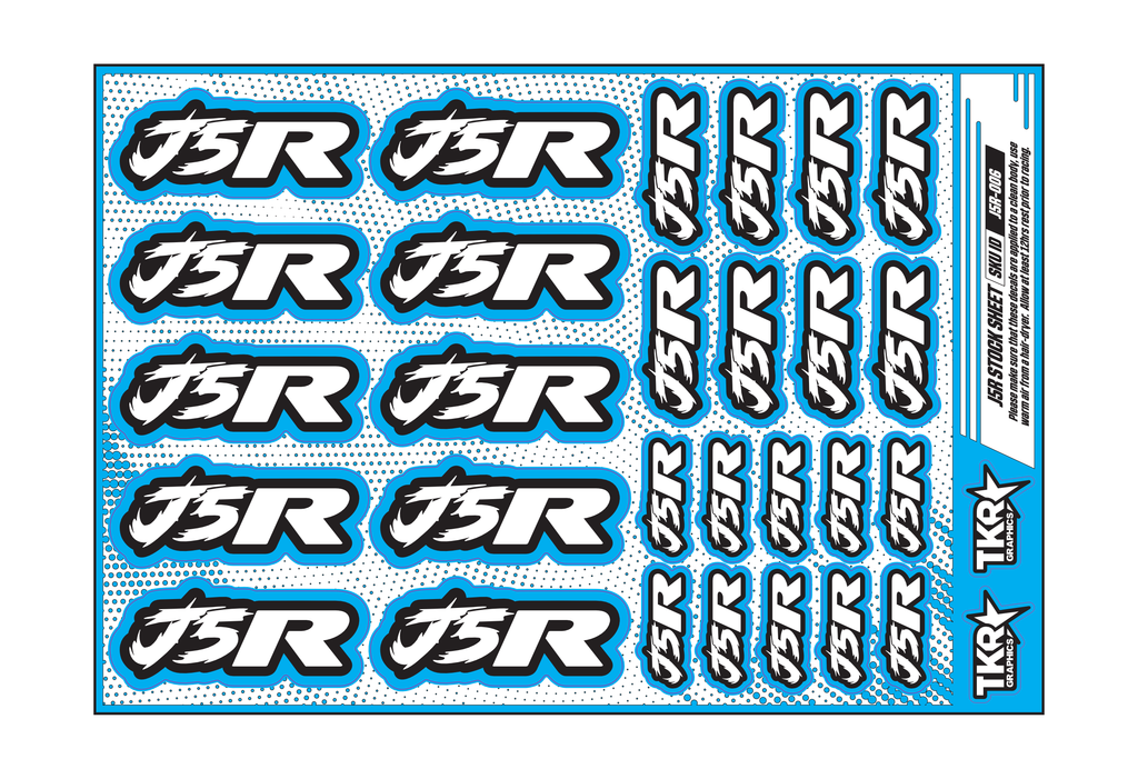J5R A5 STOCK SHEET