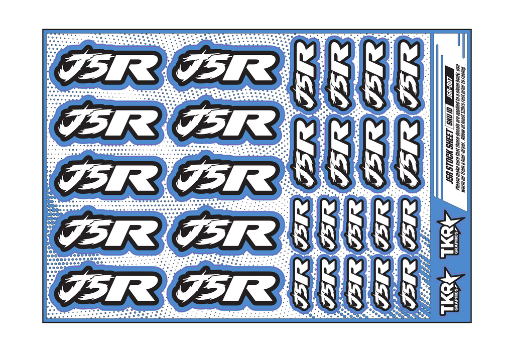 J5R A5 STOCK SHEET