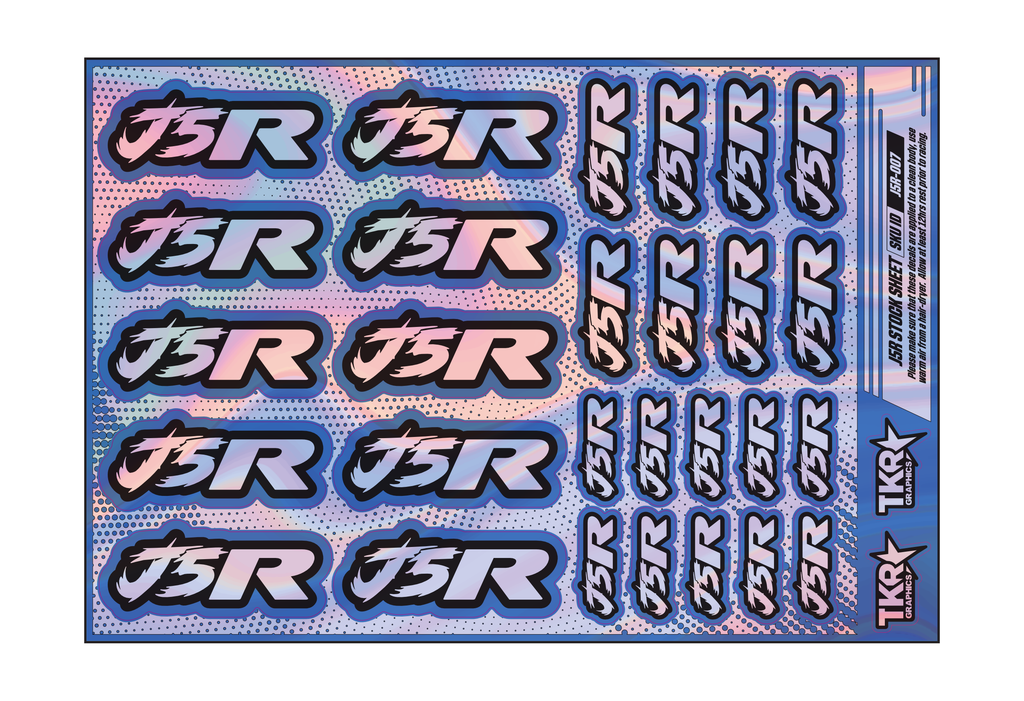 HOLOGRAPHIC J5R A5 STOCK SHEET
