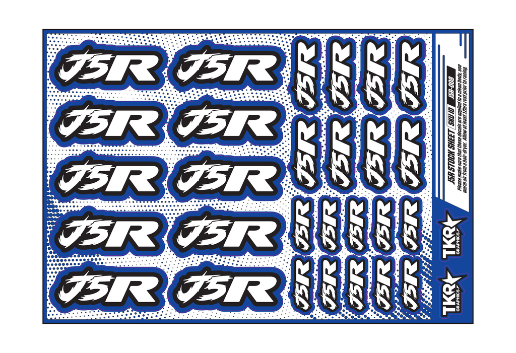 J5R A5 STOCK SHEET