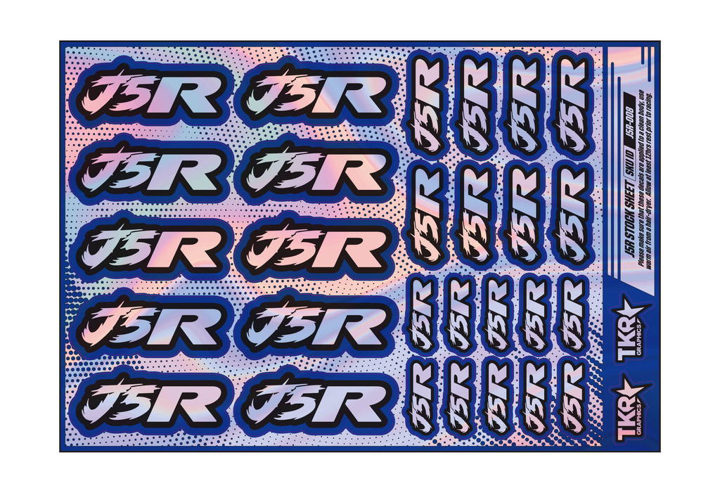 HOLOGRAPHIC J5R A5 STOCK SHEET