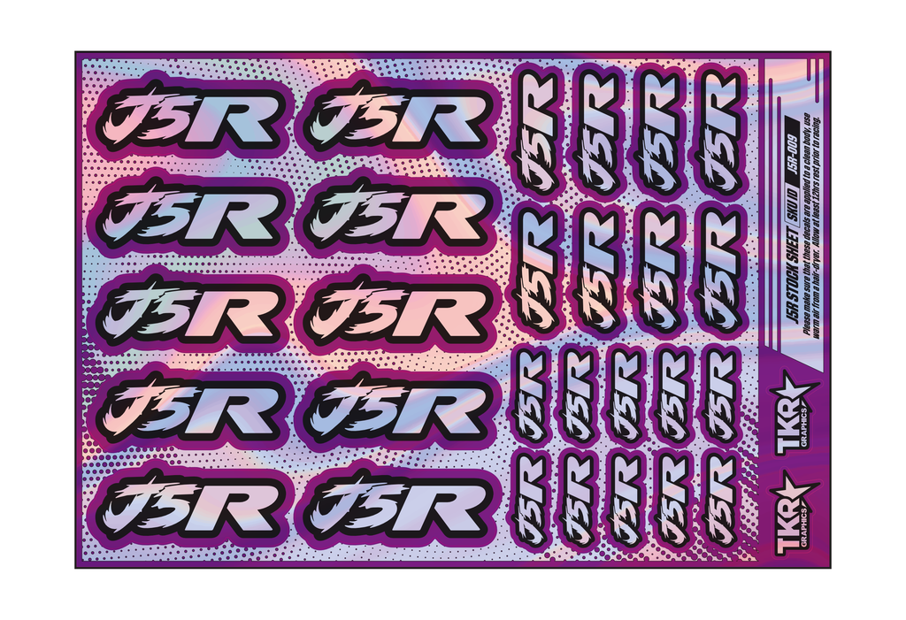 HOLOGRAPHIC J5R A5 STOCK SHEET