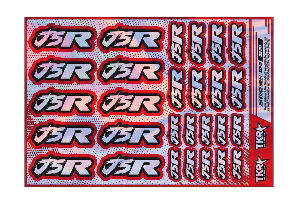 HOLOGRAPHIC J5R A5 STOCK SHEET
