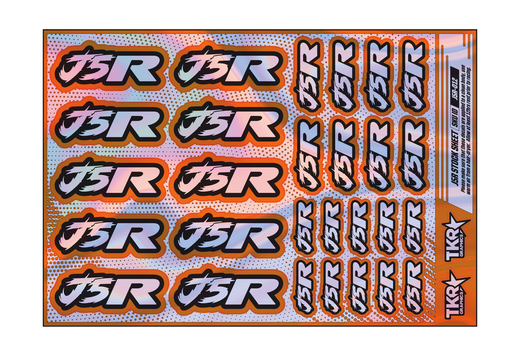HOLOGRAPHIC J5R A5 STOCK SHEET