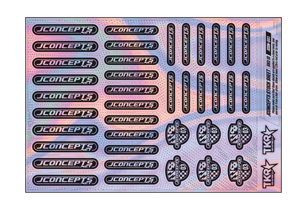 HOLOGRAPHIC JCONCEPTS A5 STOCK SHEET