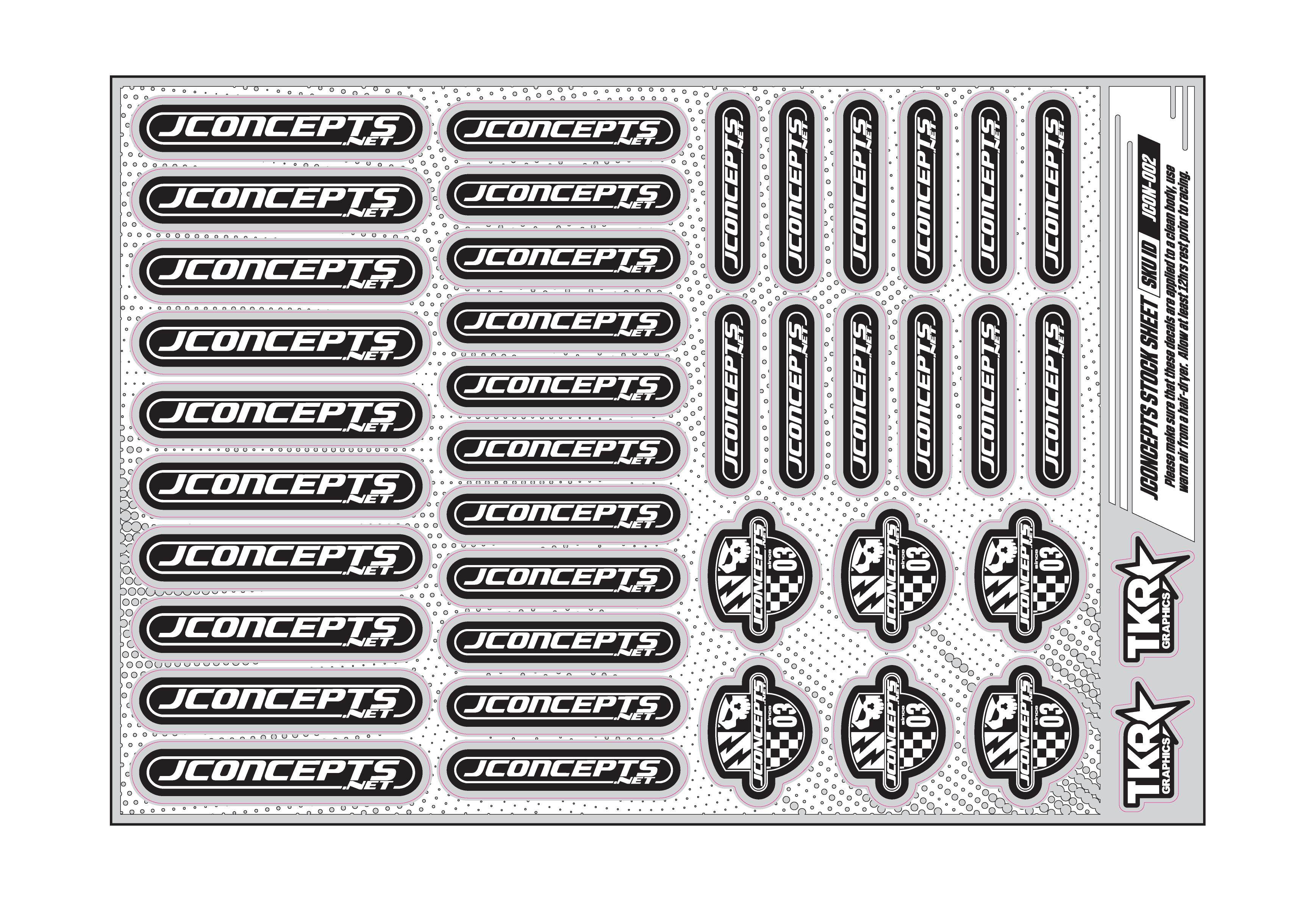 JCONCEPTS A5 STOCK SHEET