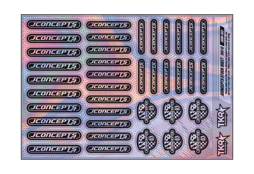 HOLOGRAPHIC JCONCEPTS A5 STOCK SHEET