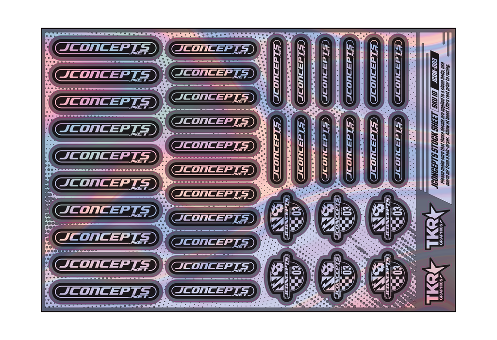 HOLOGRAPHIC JCONCEPTS A5 STOCK SHEET