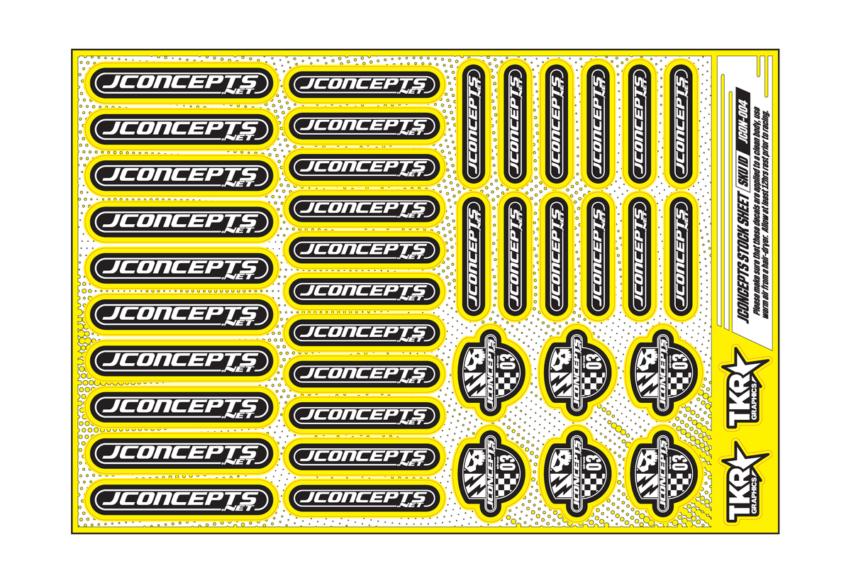 JCONCEPTS A5 STOCK SHEET