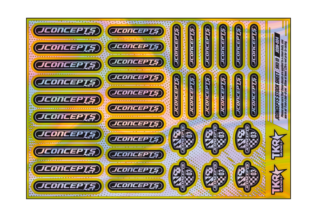 HOLOGRAPHIC JCONCEPTS A5 STOCK SHEET
