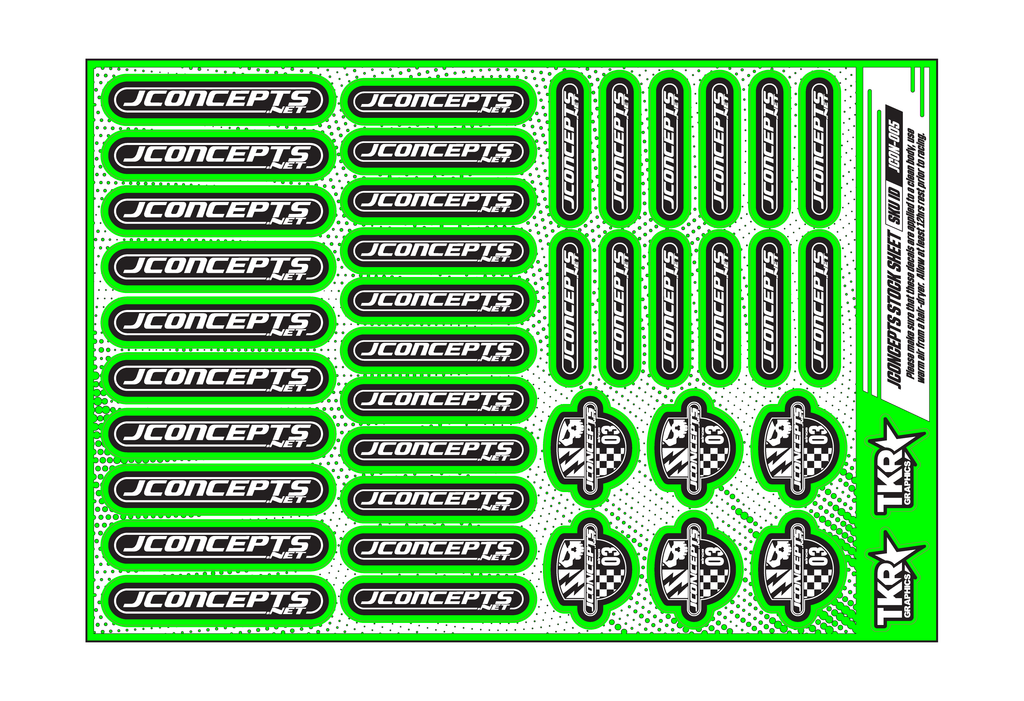 JCONCEPTS A5 STOCK SHEET