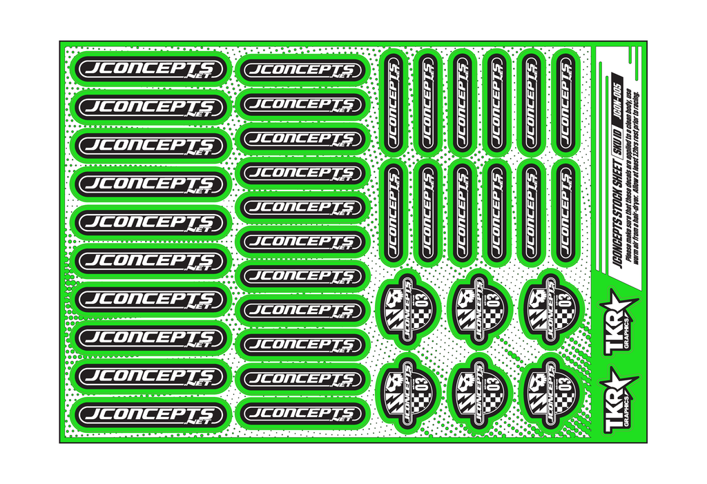 JCONCEPTS A5 STOCK SHEET