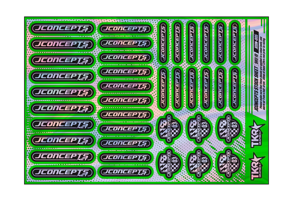 HOLOGRAPHIC JCONCEPTS A5 STOCK SHEET