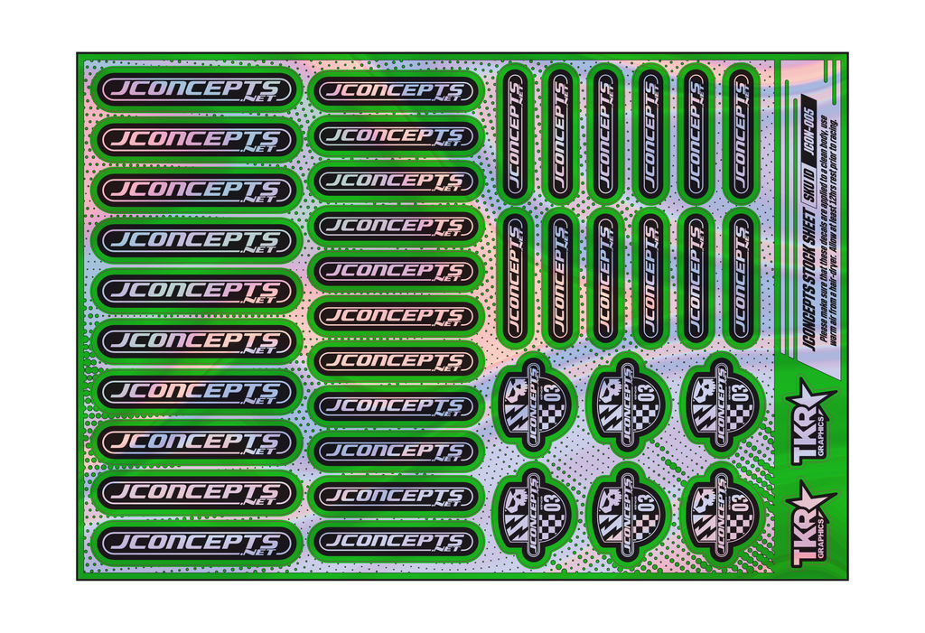 HOLOGRAPHIC JCONCEPTS A5 STOCK SHEET