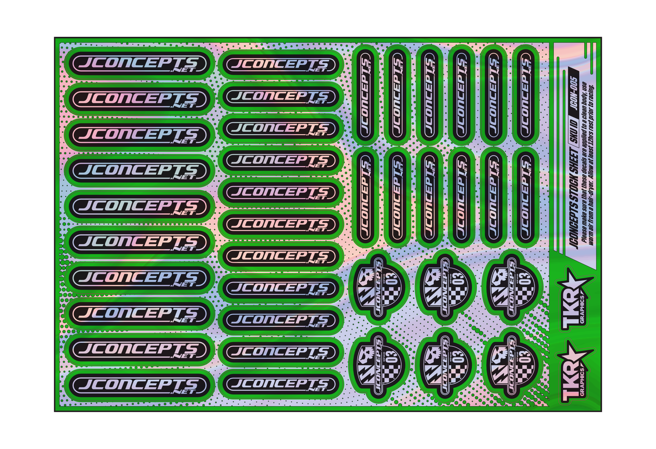 HOLOGRAPHIC JCONCEPTS A5 STOCK SHEET