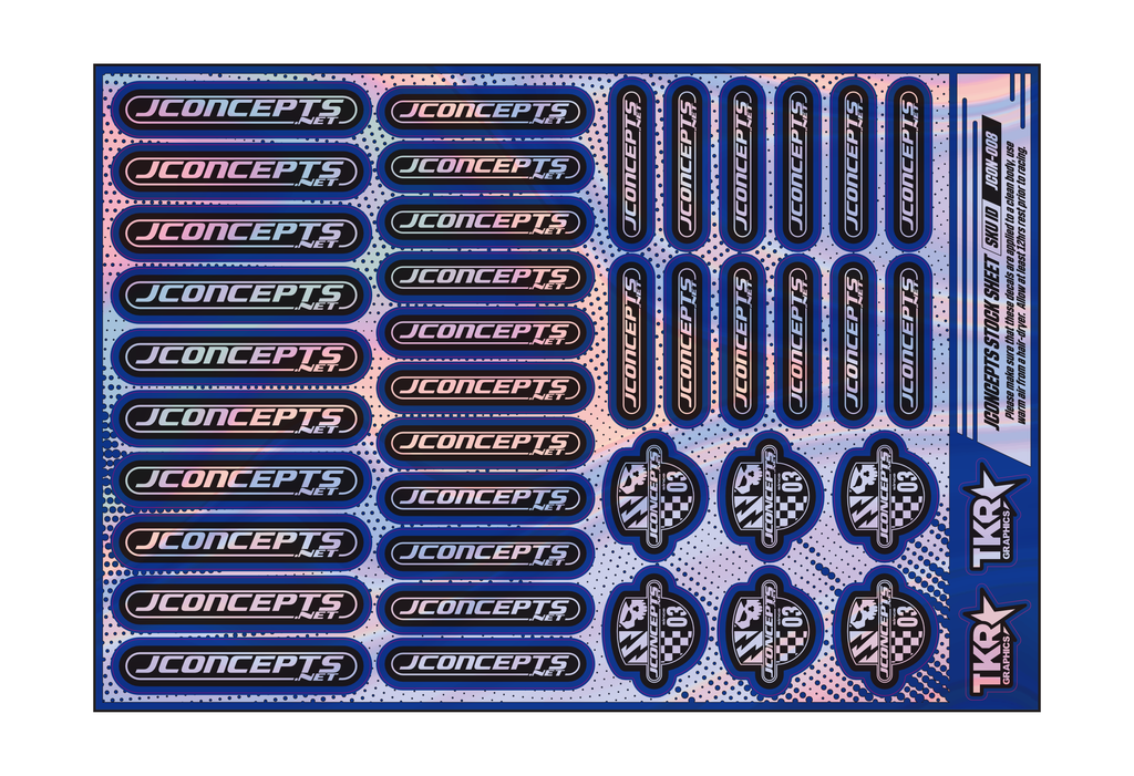 HOLOGRAPHIC JCONCEPTS A5 STOCK SHEET