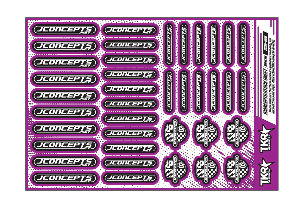 JCONCEPTS A5 STOCK SHEET