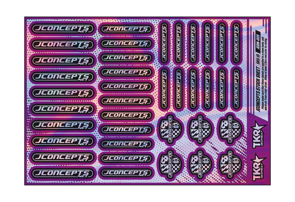 HOLOGRAPHIC JCONCEPTS A5 STOCK SHEET