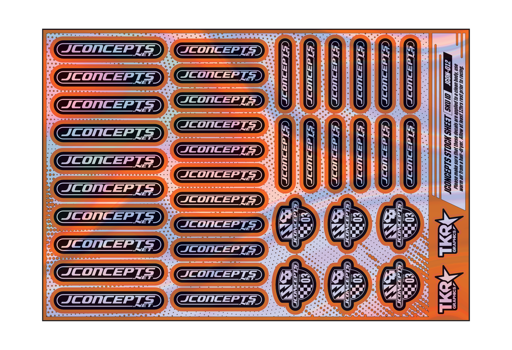 HOLOGRAPHIC JCONCEPTS A5 STOCK SHEET