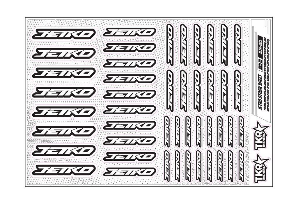 JETKO A5 STOCK SHEET