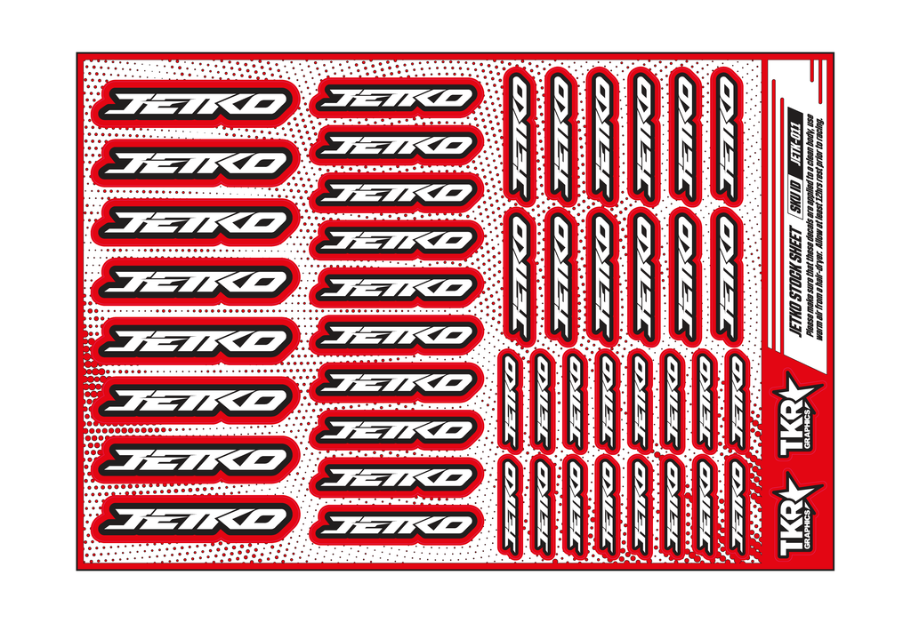 JETKO A5 STOCK SHEET