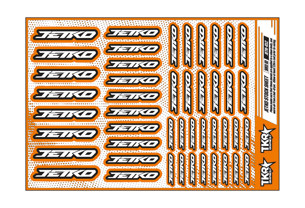 JETKO A5 STOCK SHEET
