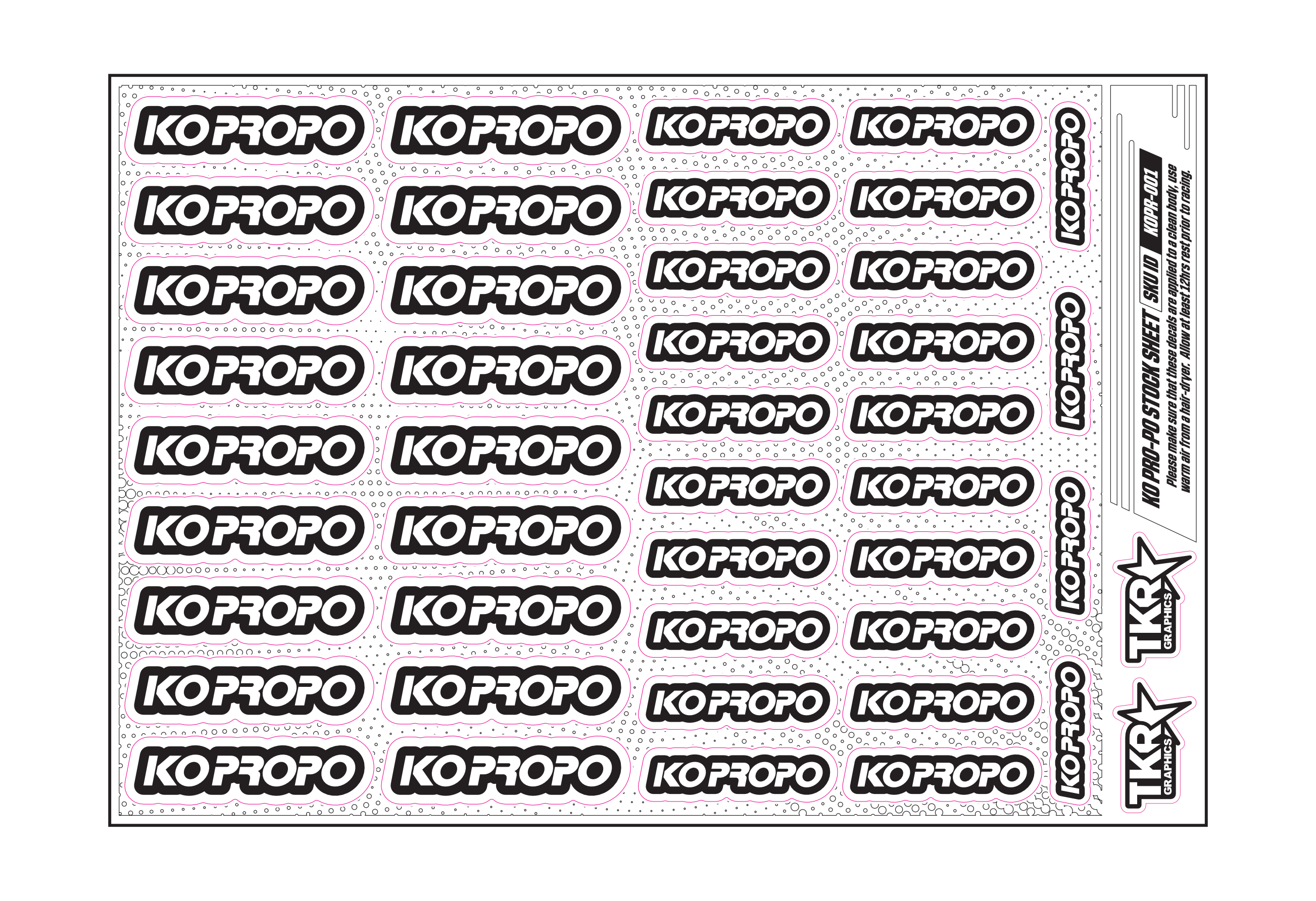 KO PRO-PO A5 STOCK SHEET