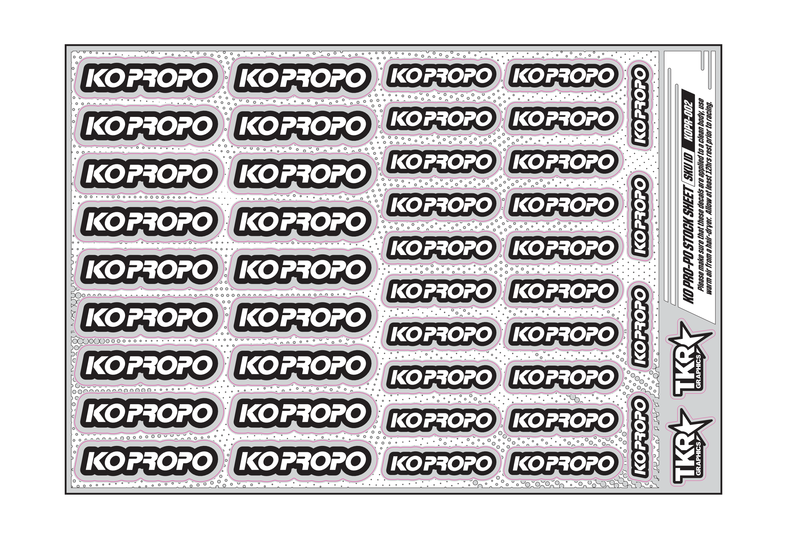 KO PRO-PO A5 STOCK SHEET