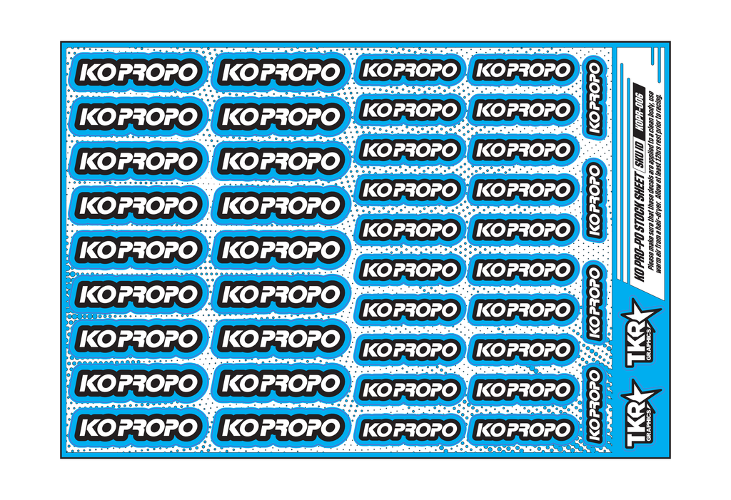 KO PRO-PO A5 STOCK SHEET