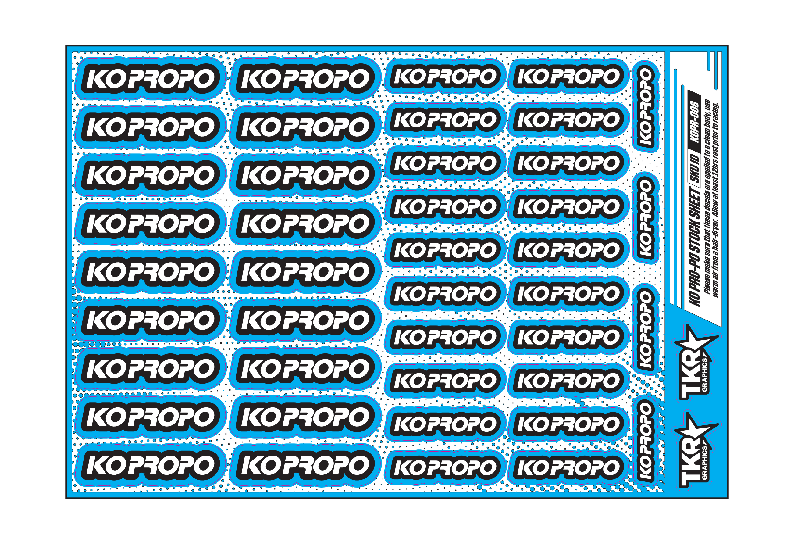 KO PRO-PO A5 STOCK SHEET