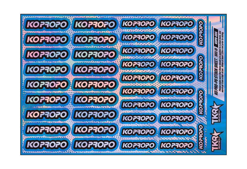 HOLOGRAPHIC KO PRO-PO A5 STOCK SHEET
