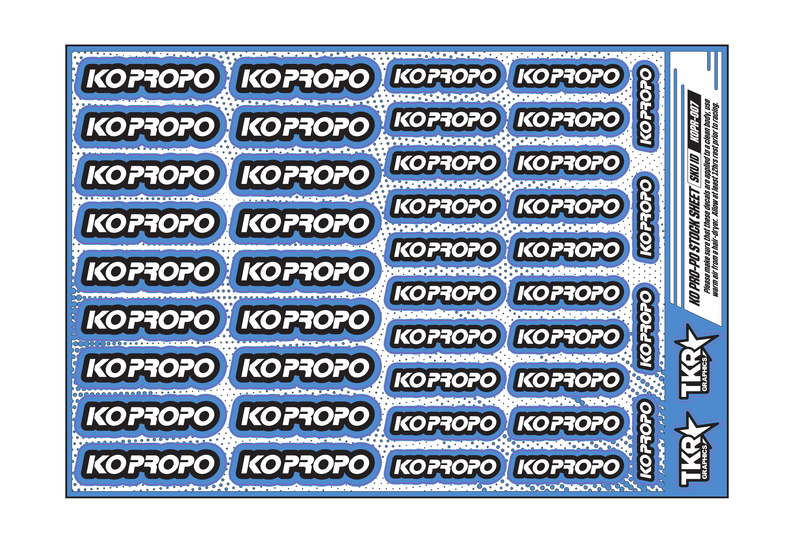 KO PRO-PO A5 STOCK SHEET