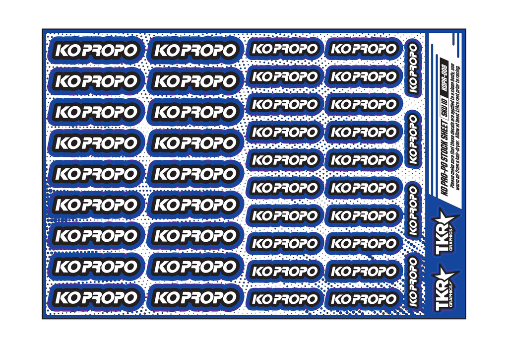 KO PRO-PO A5 STOCK SHEET