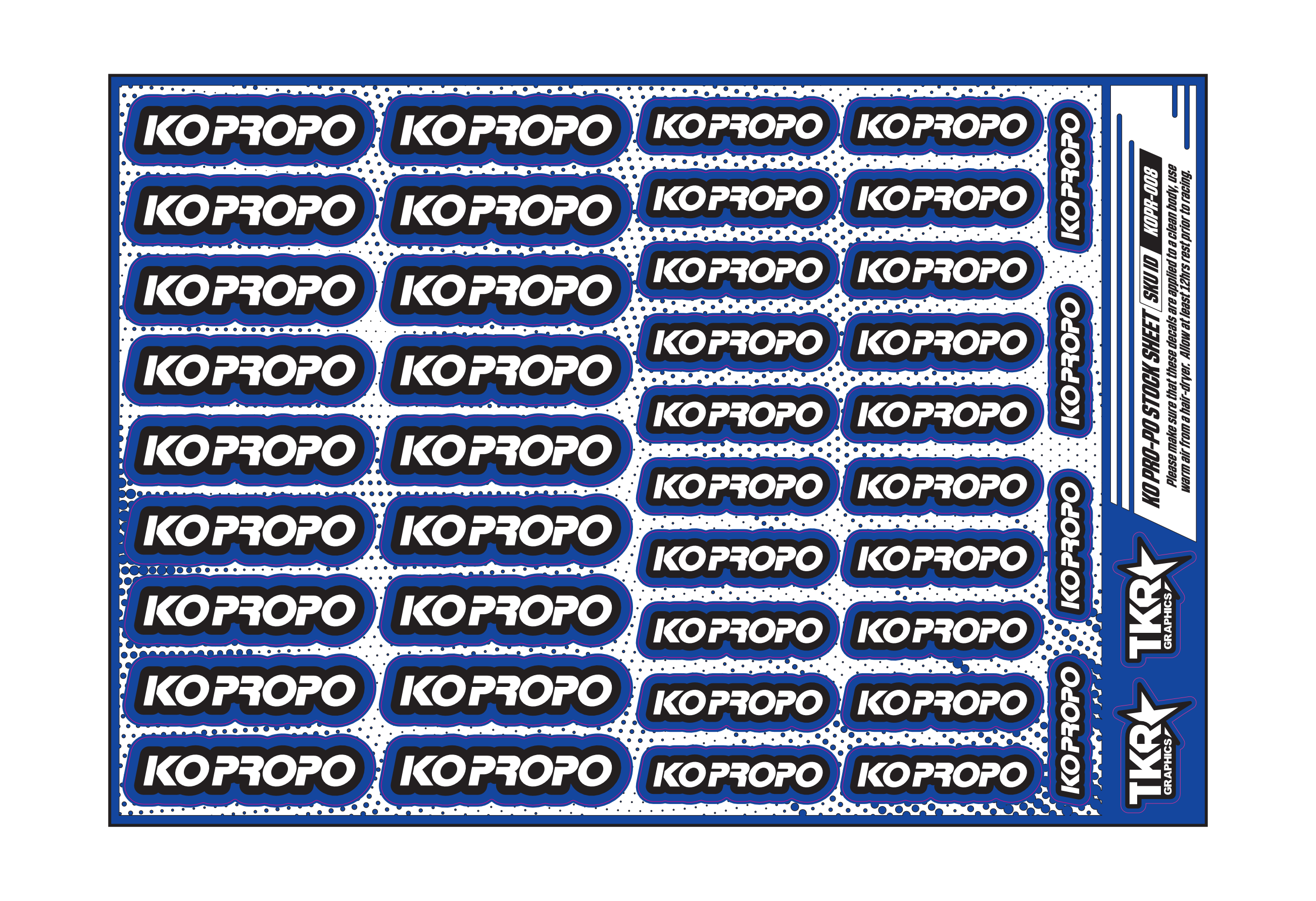 KO PRO-PO A5 STOCK SHEET