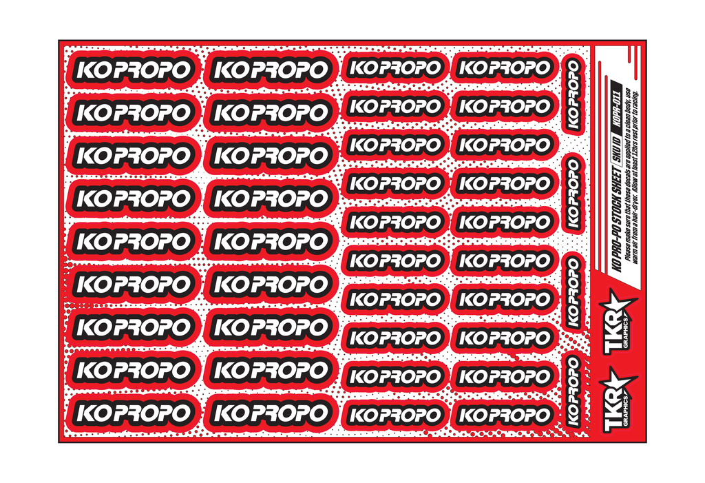 KO PRO-PO A5 STOCK SHEET