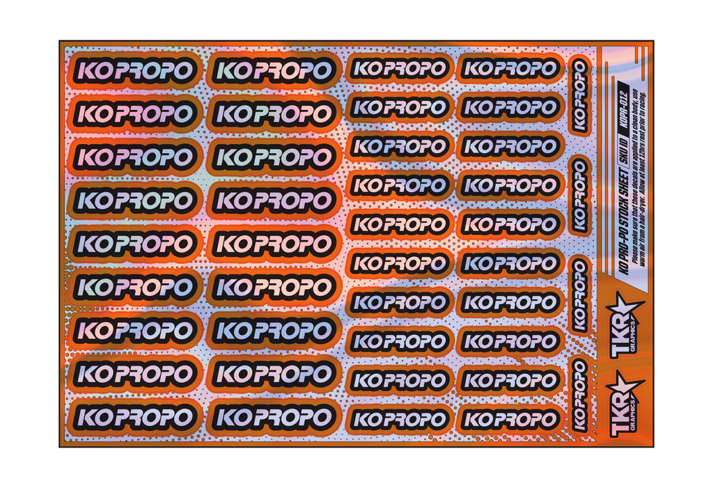 HOLOGRAPHIC KO PRO-PO A5 STOCK SHEET