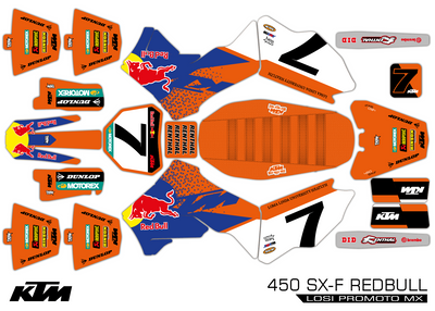 PRO LOSI PROMOTO MX SKINS